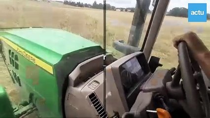 Comment les agriculteurs récoltent les foins dans les Yvelines