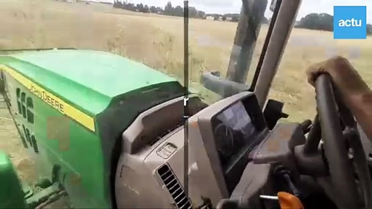 Comment les agriculteurs récoltent les foins dans les Yvelines