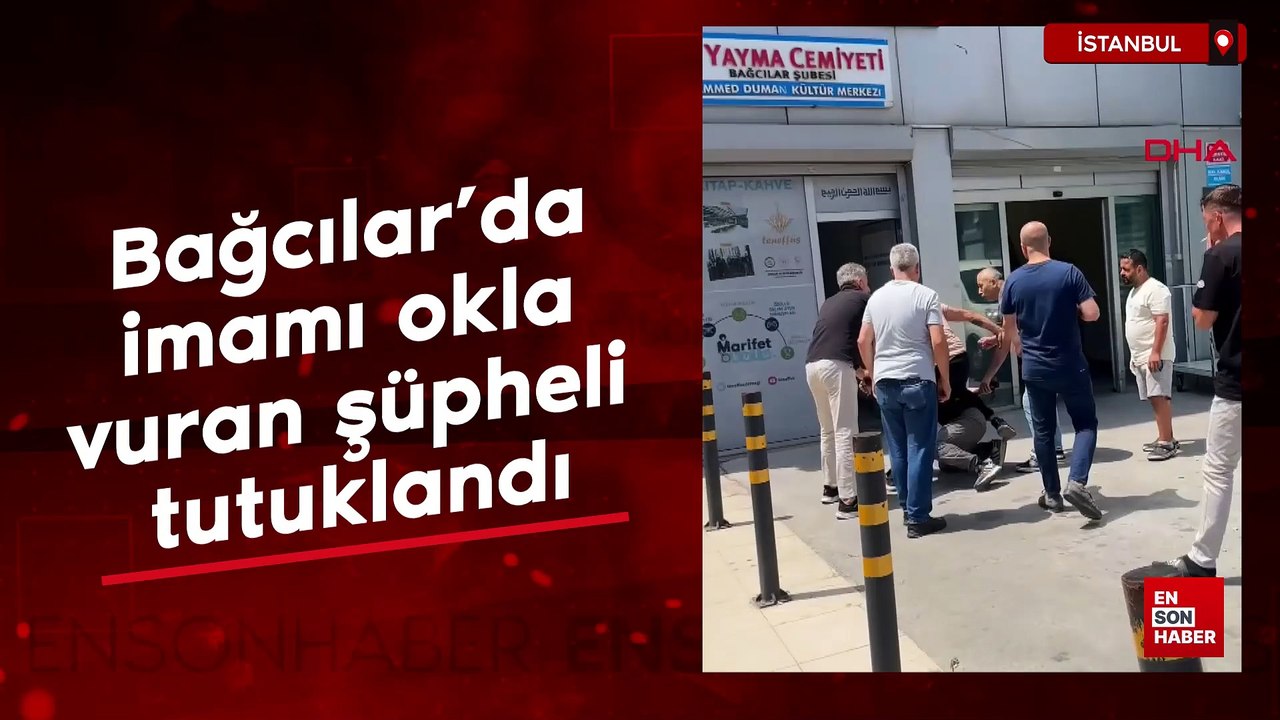 Bağcılar'da imamı okla vuran şüpheli tutuklandı