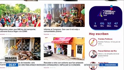 Primeras planas de los periódicos | 25 de julio de 2024