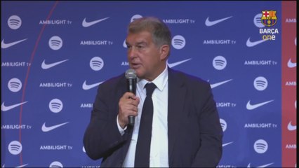 LAPORTA: "PODEMOS PERMITIRNOS FICHAR a los FICHAJES de los que se HABLA"