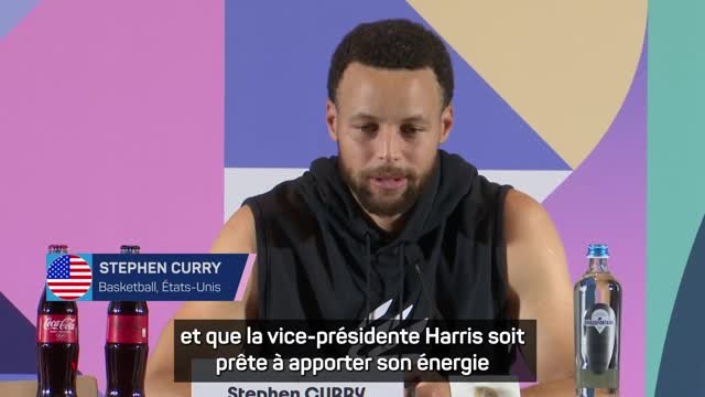Paris 2024 - Stephen Curry apporte son soutien à Kamala Harris