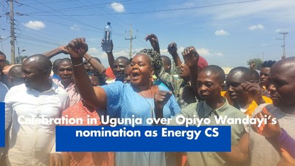 Celebration in Ugunja over Mp Opiyo Wandayi nomination to Energy CS position