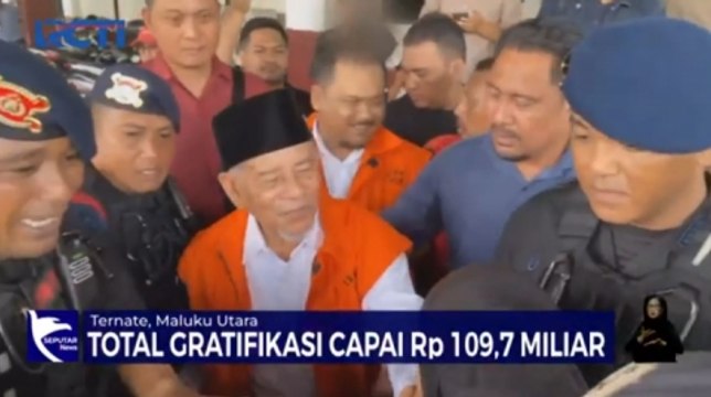 Mantan Gubernur Maluku Utara Abdul Ghani Hadiri Sidang Kasus Gratifikasi Rp109 M