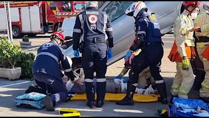 Morte acompanha simulação de atendimento a acidente no Centro de Cascavel