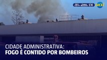 Fogo na Cidade Administrativa é contigo por bombeiros