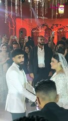 رومانسية مروان عطيه وعروسته في الرقصة السلو في زفافهم