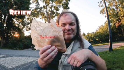 New Tim Hortons maple croissant bacon cheddar Review