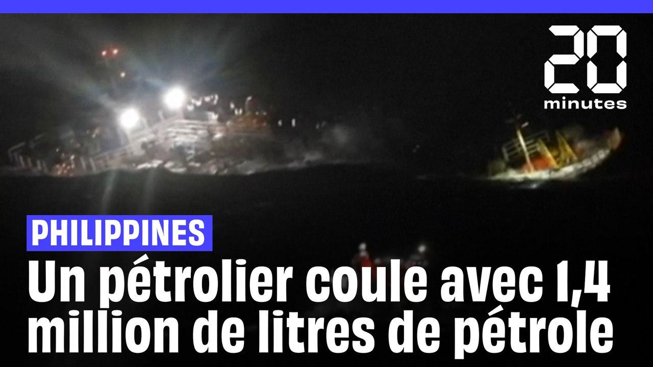 Philippines : Un pétrolier coule au large de Manille avec 1,4 million de litres de pétrole à bord
