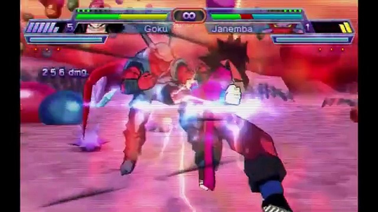 Dragon Ball Z Shin Budokai 2 - Goku SS4LB VS Janemba #Budokai RJ Anda #ShinBudokai #dragonballgame
