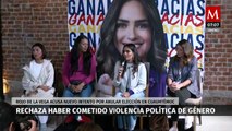 Alessandra Rojo de la Vega niega acusaciones de violencia política de género