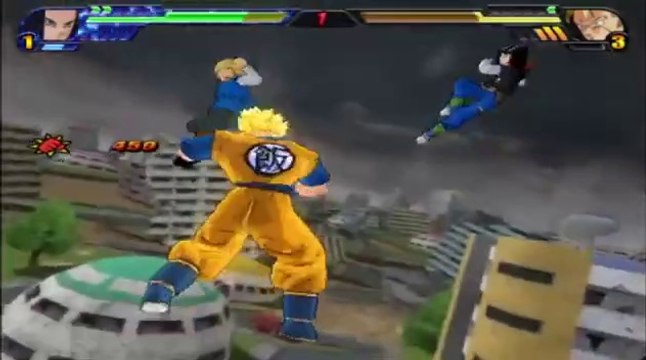 Dragon Ball Z Budokai Tenkaichi 3 - Gohan SS (Futuro) VS N17 #dragonballgame RJ ANDA