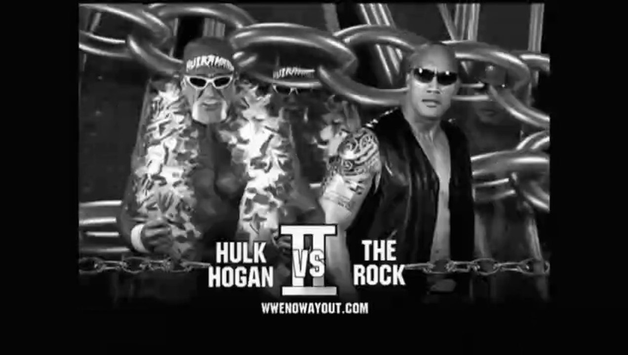 WWE No Way Out 2003 - The Rock vs Hulk Hogan