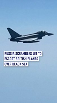 Russia scrambles jet to escort British planes over Black Sea