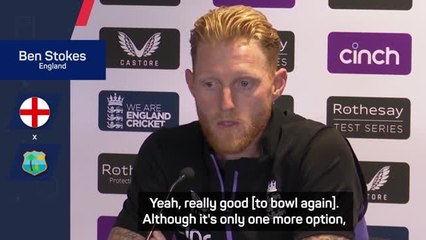 Stokes 'very happy' to be an all-rounder again