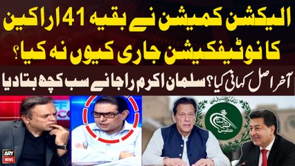 Salman Akram Raja says maliciousness is clearly visible in ECP's new application