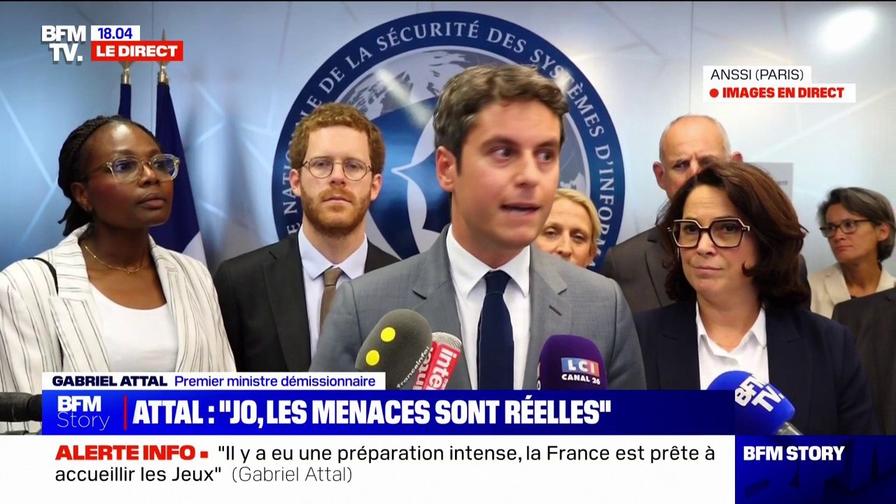 Gabriel Attal: "Ces derniers mois, 25 tentatives de déstabilisation via de la manipulation de l'information ont été identifiées par nos services"