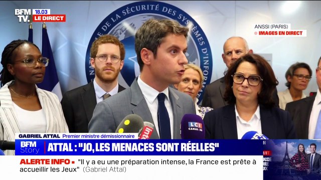 Gabriel Attal: Les menaces cyber sont réelles pendant les Jeux olympiques