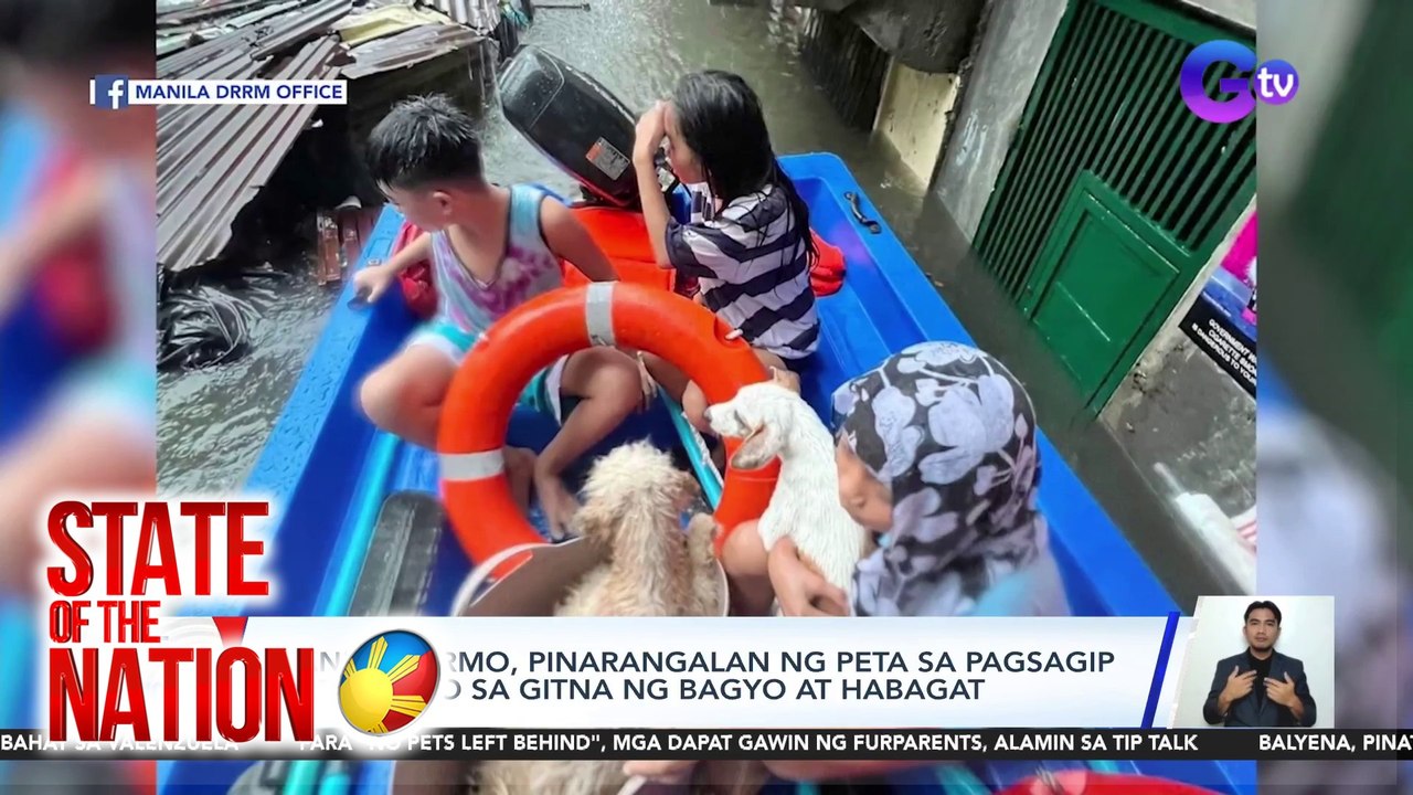 Lalaki, sinagip ang asong na-trap sa gate nang halos isang oras | SONA