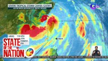 Humina bilang Severe Tropical Storm ang bagyong Carina na may international name na 