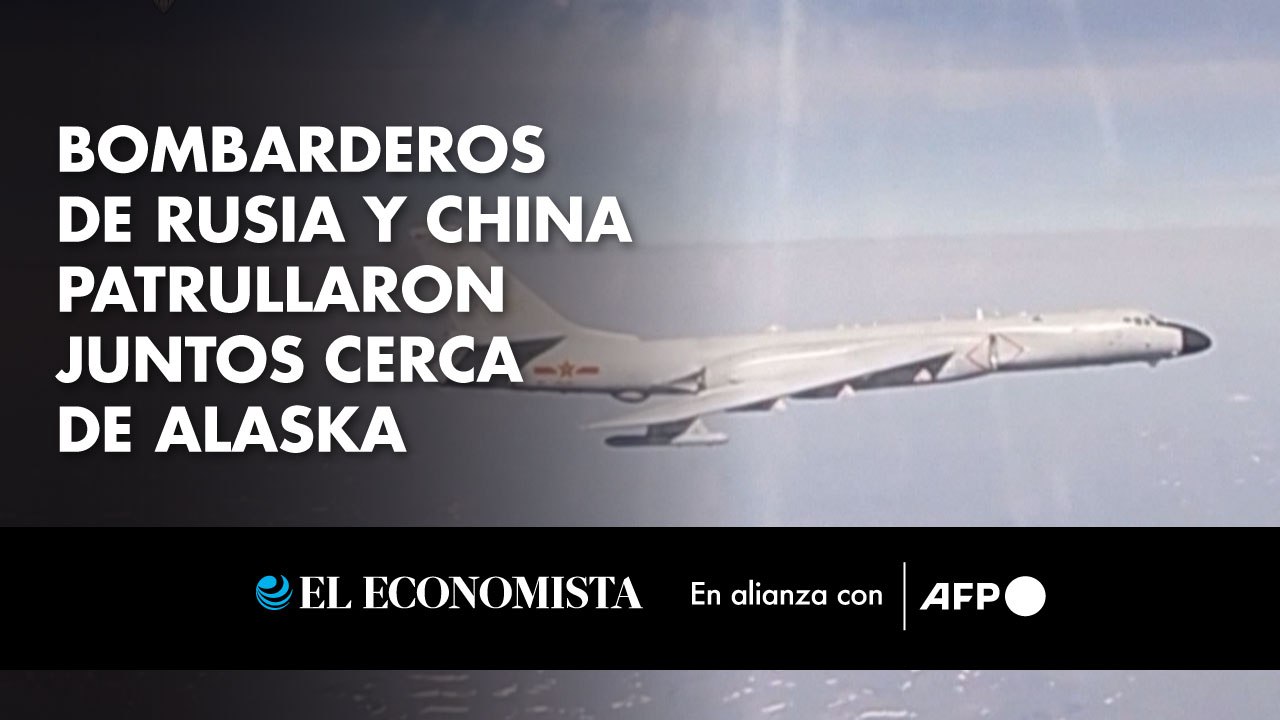 Bombarderos de Rusia y China patrullaron juntos cerca de Alaska