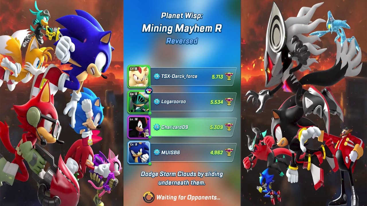 Sonic Forces Speed Battle Fearless Year of Shadow