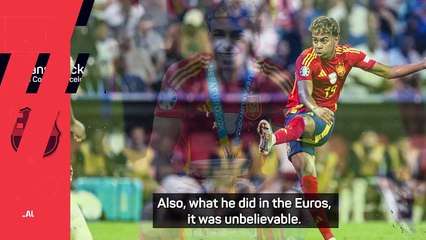 'Unbelievable' Yamal needs to 'keep both feet on the ground' - Flick