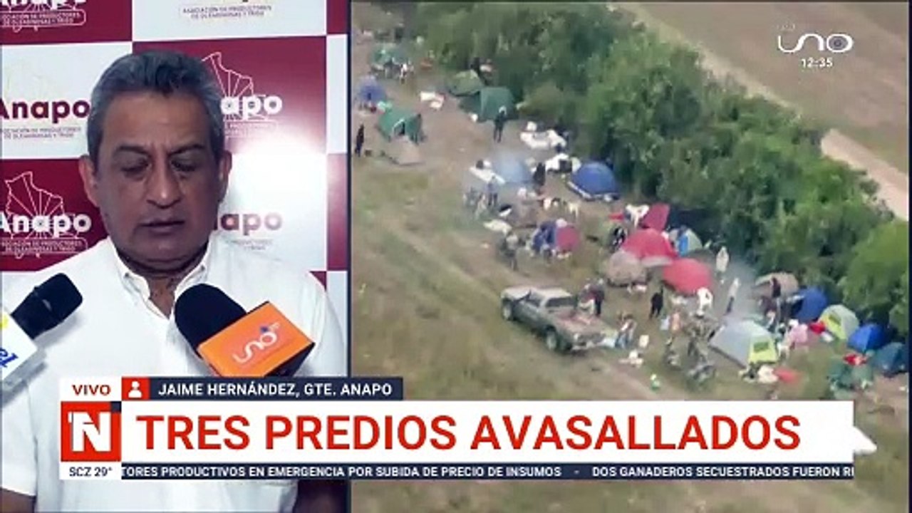 TRES PREDIOS AVASALLADOS