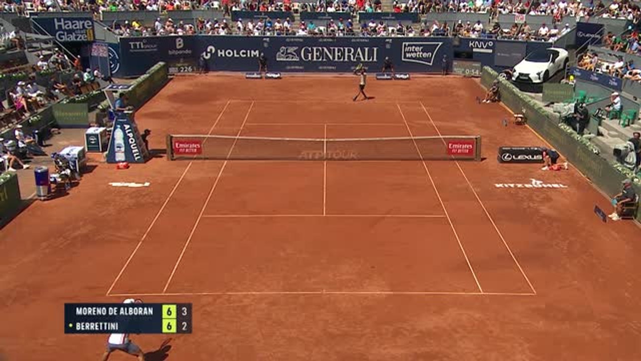 Kitzbühel - Berrettini sort De Alboran