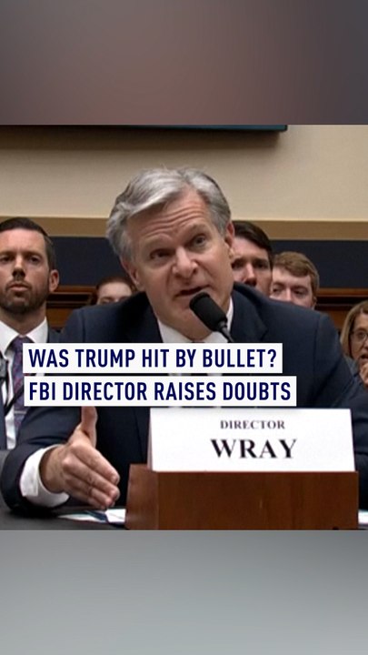 Was Trump hit by a bullet? FBI Director raises doubts