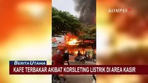 Kafe 3 Lantai Terbakar Akibat Korsleting Listrik di Area Kasir, 9 Mobil Damkar Dikerahkan