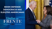 Trump sobre Kamala: “Lunática de esquerda radical” | LINHA DE FRENTE