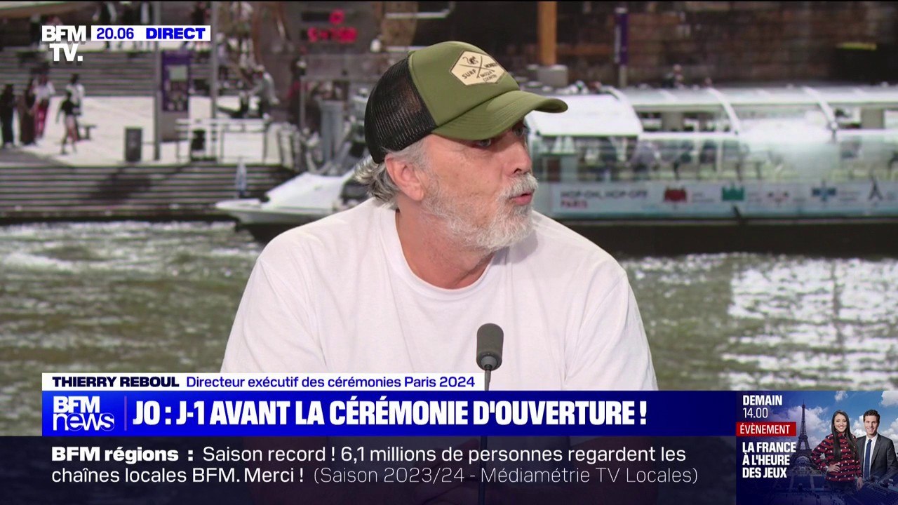 Cérémonie d'ouverture des Jeux olympiques: "Il a fallu convaincre beaucoup de gens", explique Thierry Reboul (directeur exécutif des cérémonies Paris 2024)