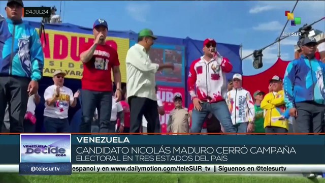 ¡Multitudinario! Pdte. Maduro cerró campaña electoral en distintos estados del país