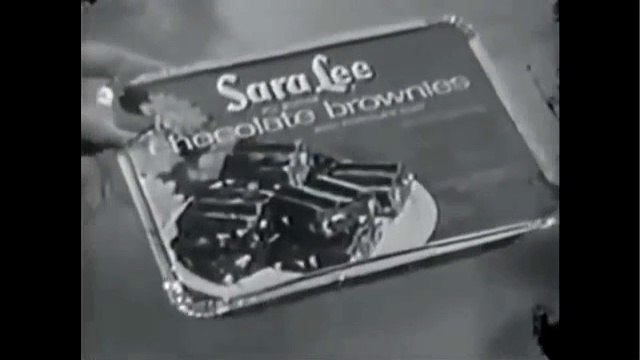 1960s Sara Lee brownies TV commercial - discontinued food