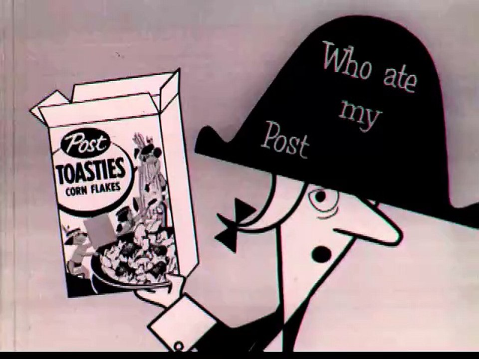 1950s Captain Bligh and Mr Christian Post Toasties TV commercial