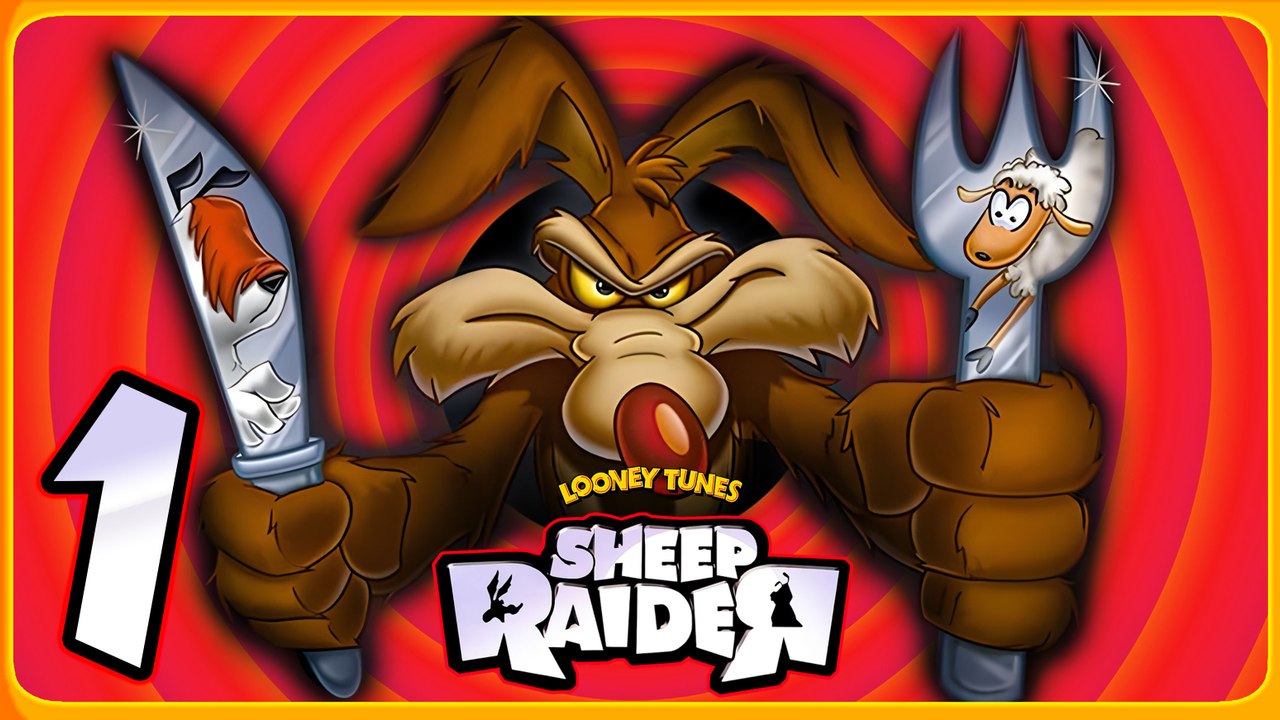 Sheep Raider / Sheep, Dog 'n' Wolf  Walkthrough Part 1 (PS1) 100%