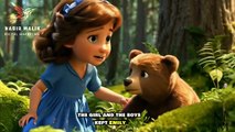 How to animated Girl and teddy bear