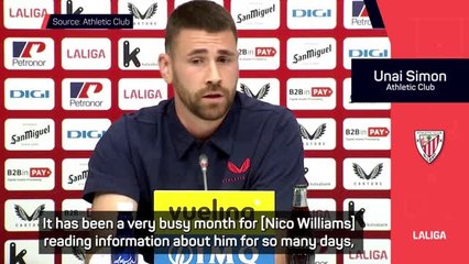 Simon 'will respect whatever decision' Nico Williams makes