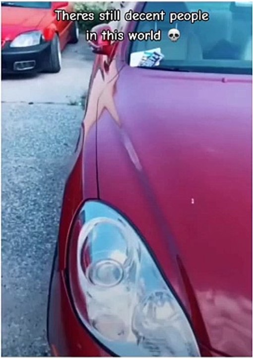  Oops! Looks like our car’s having a bad day—guess it wanted to be a bumper car!”