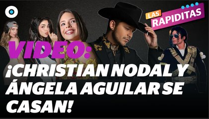 Christian Nodal y Ángela Aguilar se casan I Reporte Indigo