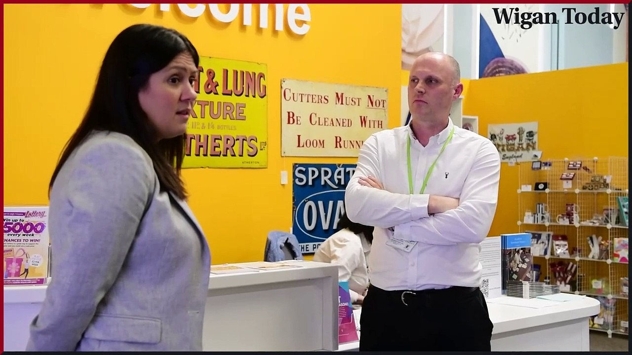 Secretary of State Lisa Nandy visits Museum of Wigan Life
