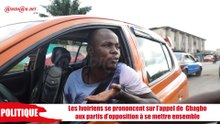 Les Ivoiriens se prononcent sur l’appel de  Gbagbo aux partis d'opposition à se mettre ensemble