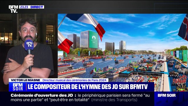 Cérémonie d'ouverture des Jeux olympiques: Je suis très heureux de la grande excitation qu'il y a autour de tout ça , confie Victor Le Masne (directeur musical des cérémonies de Paris 2024)