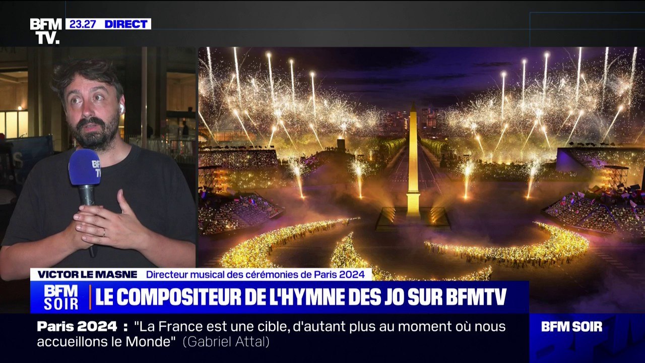 Victor Le Masne (directeur musical des cérémonies de Paris 2024): "J'essaye de proposer une musique inclusive qui se nourrit de plein d'influences venant de partout"