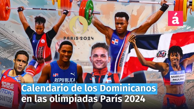 Aquí el calendario de los competidores dominicanos en boxeo, fútbol y halterofilia de los Olímpicos París 2024.