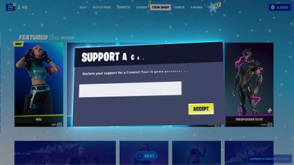 Use Code KARMA In The Fortnite Item Shop