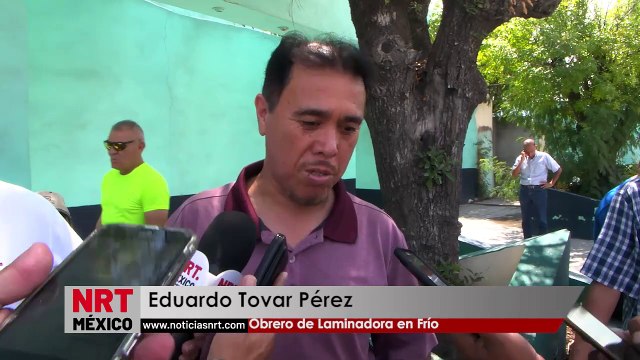 Exigen los obreros que sindicato informe y los defienda NRT noticias