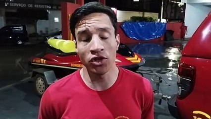 Bombeiros explicam como foi o trabalho de localização de jovem que se afogou no Rio Ivaí