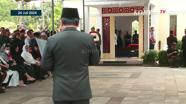 Menko Polhukam Hadi Tjahjanto Jadi Inspektur Upacara Pemakaman Hamzah Haz